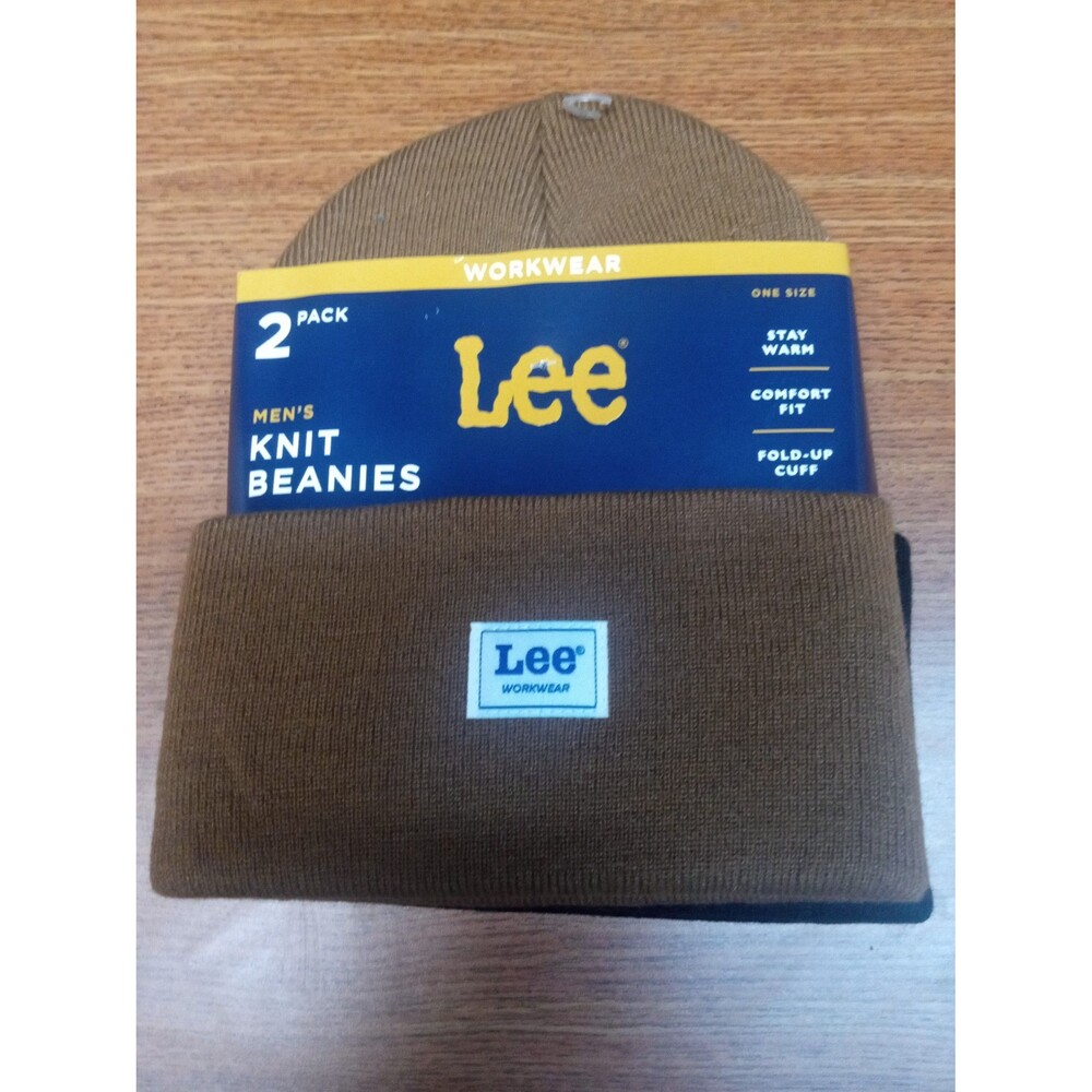 Lee 2 pack men's beanies